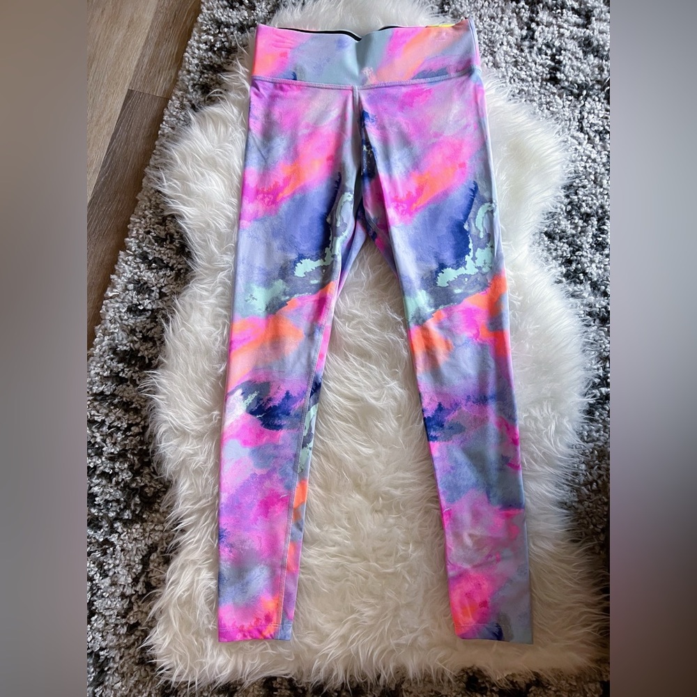 BRAND NEW - Small - Victoria’s Secret™ PINK Watercolor Ultimate Yoga Leggings